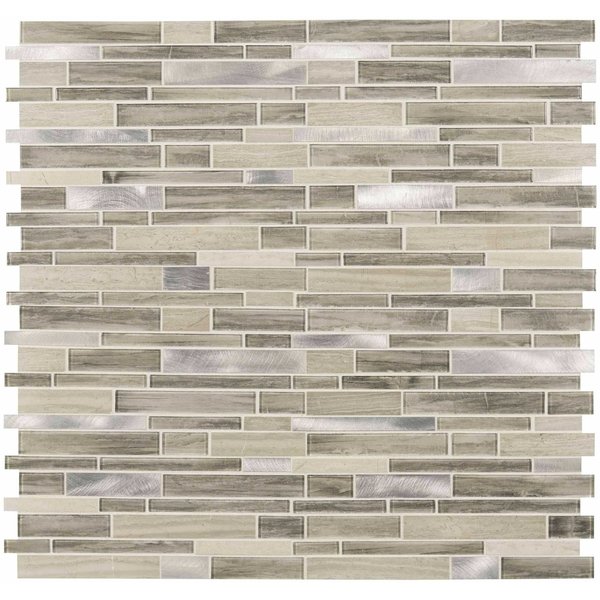 Msi Ocotillo Blend 12 In. X 12 In. X 4 Mm Multi-Surface Mesh-Mounted Mosaic Tile, 20PK ZOR-MD-0305